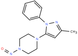 1-(3-Methyl-1-phenyl-1H-pyrazol-5-yl)-4-nitrosopiperazine