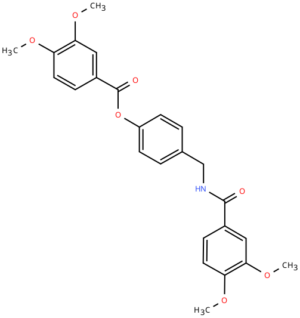 4-((3,4-Dimethoxybenzamido)methyl)phenyl 3,4-dimethoxybenzoate