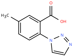 5-Methyl-2-(1H-1,2,3-triazol-1-yl)benzoic acid