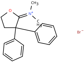 Dimethyl(tetrahydro-3,3-diphenyl-2-furylidene)ammonium Bromide