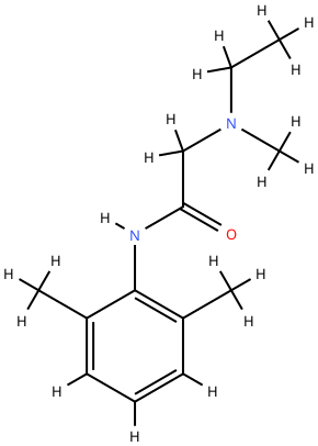 Dimethylphenyl)-2-(ethyl(methyl)amino)acetamide - Free Base