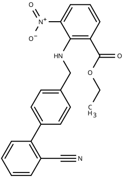 Ethyl-2-[[(2'-cyanobiphenyl-4-yl)methyl]amino]-3-nitrobenzoate