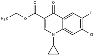 Ethyl 7-Chloro-1-cyclopropyl-6-fluoro-4-oxoquinoline-3-carboxylate